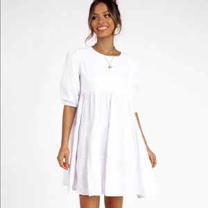 DISSH Tiered Babydoll Cotton Dress